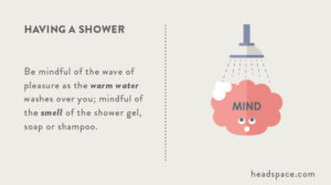 mindful shower quote