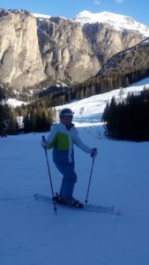 Dolomites skiing
